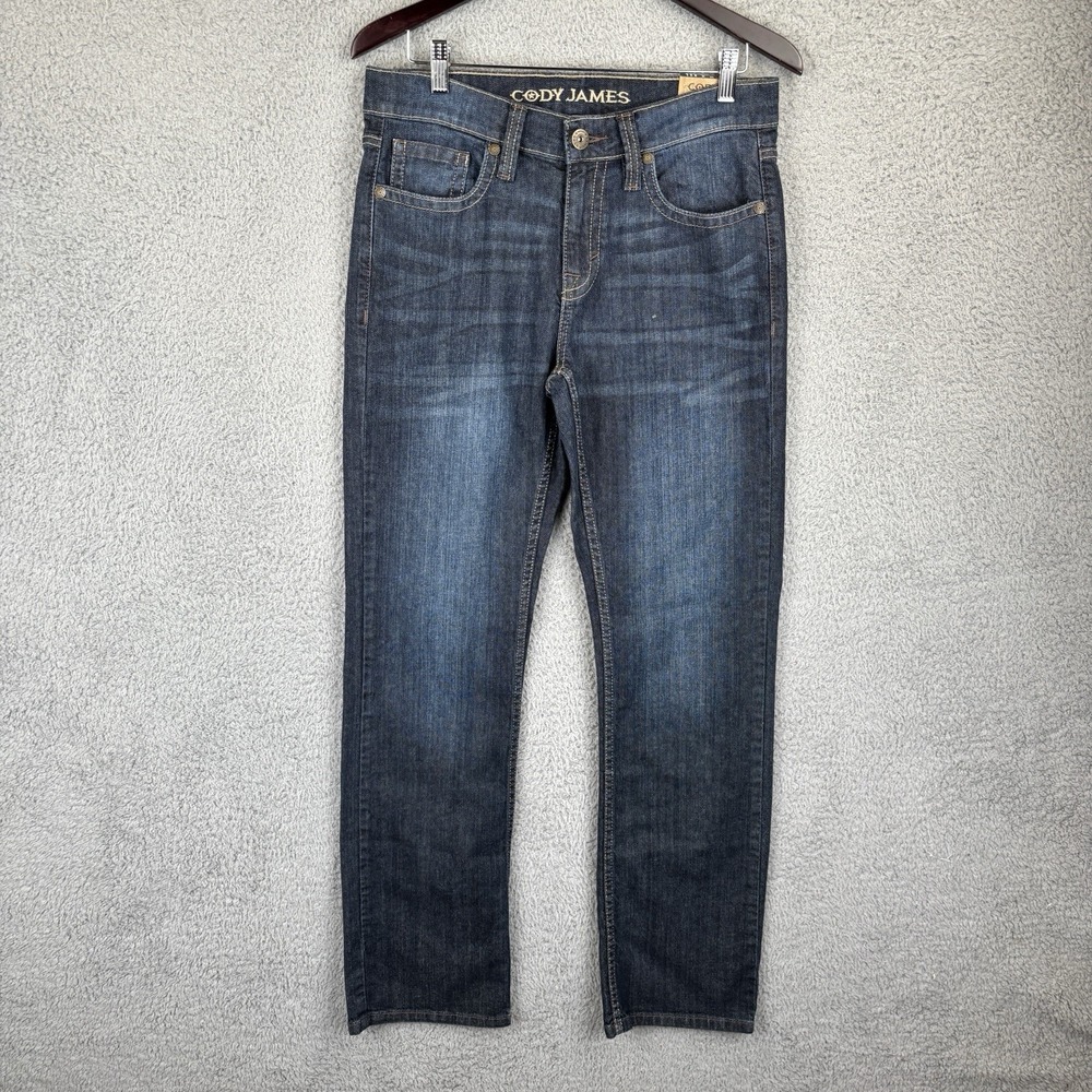 NEW Cody James Jeans Mens 30x32 Blue Denim  Slim Fit Straight Leg Western Cowboy